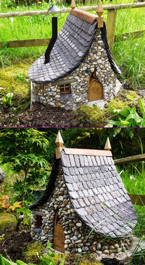Diy Miniature Stone Fairy House Tutorial Fairy Garden Designs Fairy