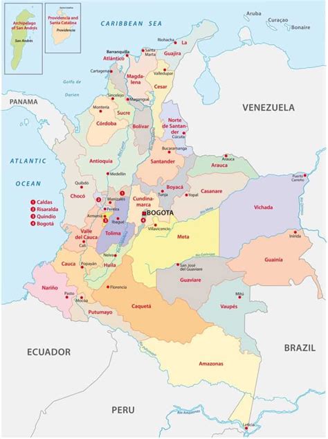 Mapa Politico Mudo Por Municipios De Colombia Mapas Mudos Atlas Del