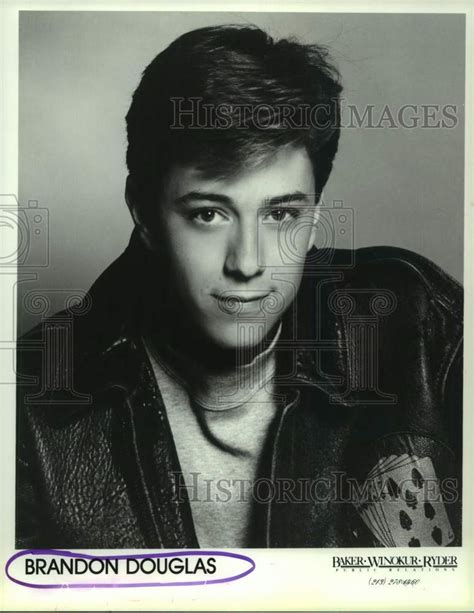 1989 Actor Brandon Douglas Historic Images