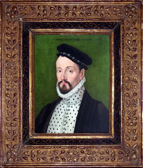 A Sixteenth Century Portrait Of A Courtier At The French Court Of