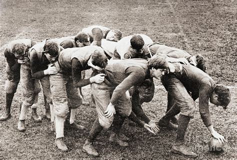 Football Players In Flying Wedge Photograph By Bettmann Fine Art America