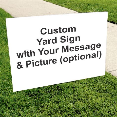 Custom Lawn Sign Adworks Ink