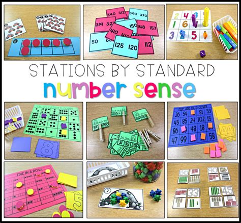 Number sense activities for kindergarten and first grade. Number Sense Workstations K-3 - Tunstall's Teaching Tidbits