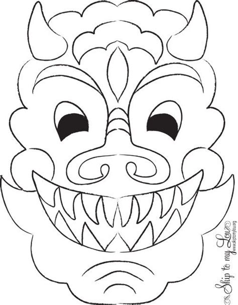 Celebrate chinese new year with your students by making this wonderful chinese dragon paper puppet. 12 best Free Printable Animal Masks (Templates) images on ...