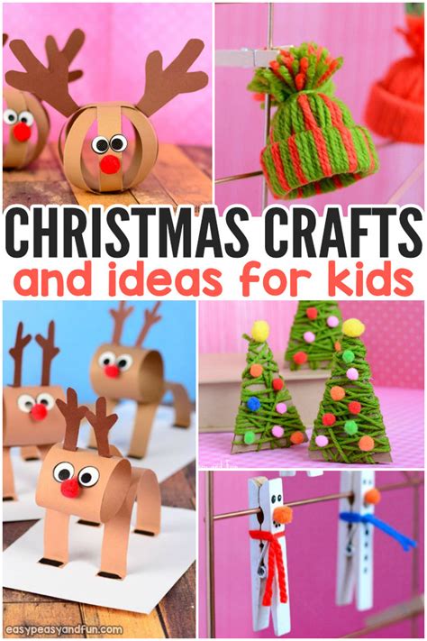 Festive Christmas Crafts for Kids - Tons of Art and Crafting Ideas ...