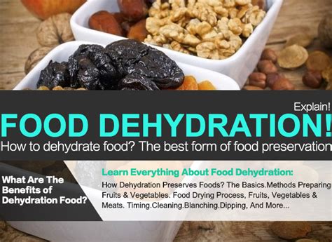 Food Dehydration Dehydrating Food Is One Of The Oldest And Easiest