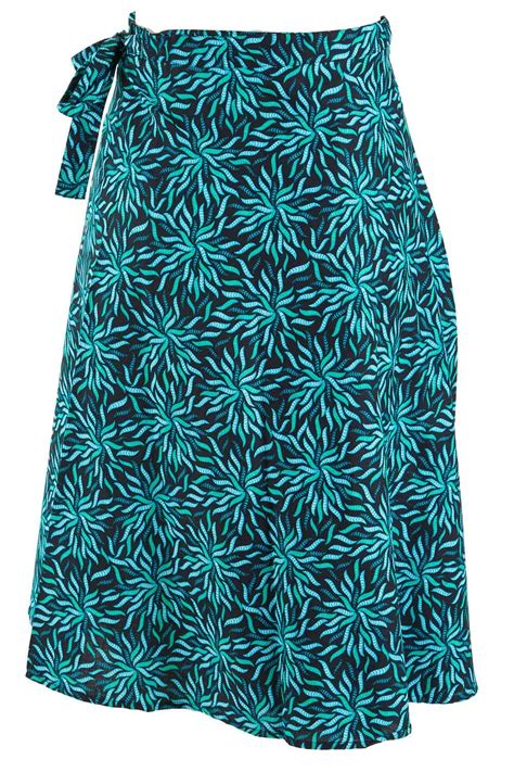 Rasaleela Beth Cotton Wrap Skirt Womens Knee Length Skirts At
