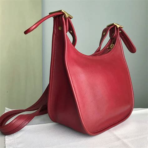 Leather Purse Coach Red In Leather Iucn Water