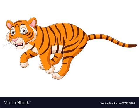 Animated Tiger Running 