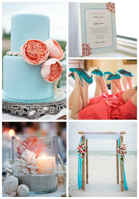 Adviser Malawi Tractor Coral And Turquoise Wedding Cake Zoom In Point Crush