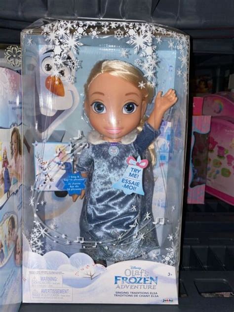 Disney Olaf S Frozen Adventure Singing Traditions Elsa Doll B For Sale Online Ebay
