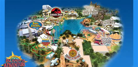 Universals Islands Of Adventure At Universal Orlando Interactive Map