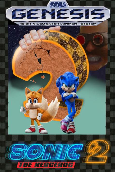 As a follow up to my last post, have Sonic 2’s box art in the style of