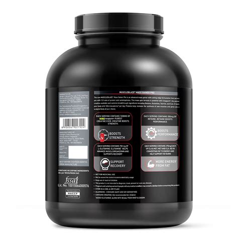 Muscleblaze Mass Gainer Pro 3 Kg Mass Gainer Powder Buy Muscleblaze