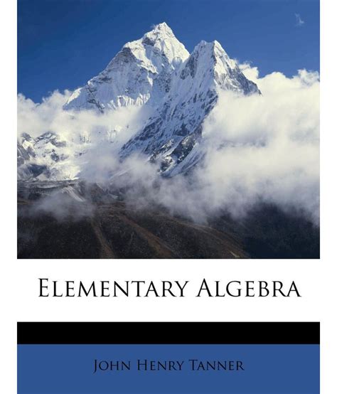 Elementary Algebra Buy Elementary Algebra Online At Low Price In India