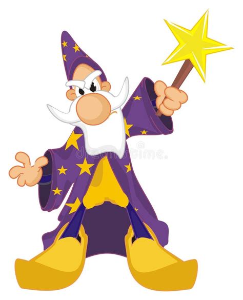 Angry Wizard Stock Vector Illustration Of Cartoon Wizard 14480360