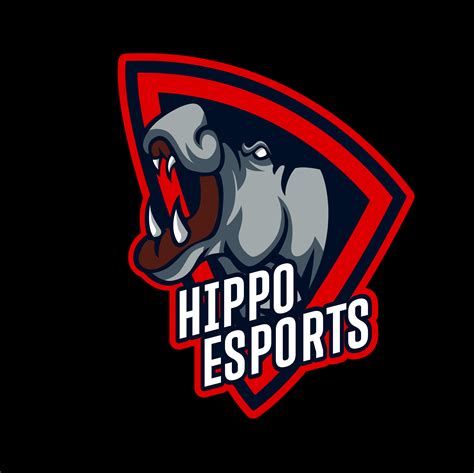 Hippo Esports Emblem 1012963 Vector Art At Vecteezy