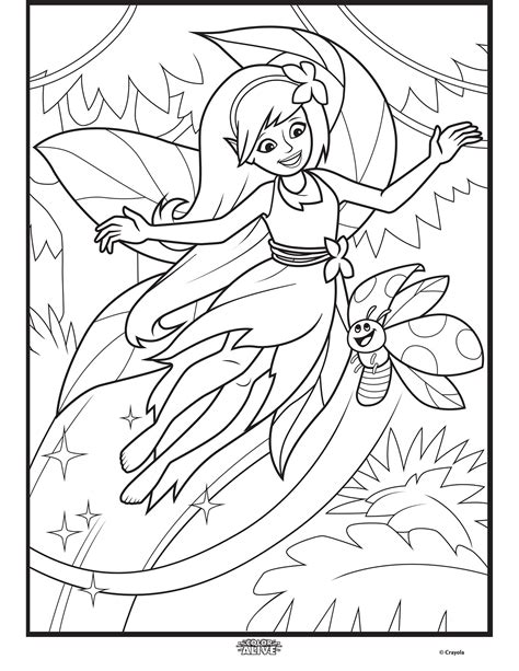 Forest Fairy Coloring Pages At Getdrawings Free Download