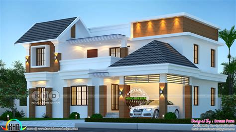 It could be square with length and width both being about 14 feet 2 inches, or maybe rectangular with a a typical room can have 5 to 6 times more volume than the 200 cu.ft given. Kerala home design and floor plans - 8000+ houses: 4 ...