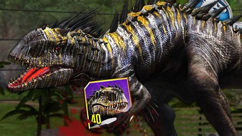 New Indominus Rex Gen 2 Max Level 40 Jurassic World The Game Ep