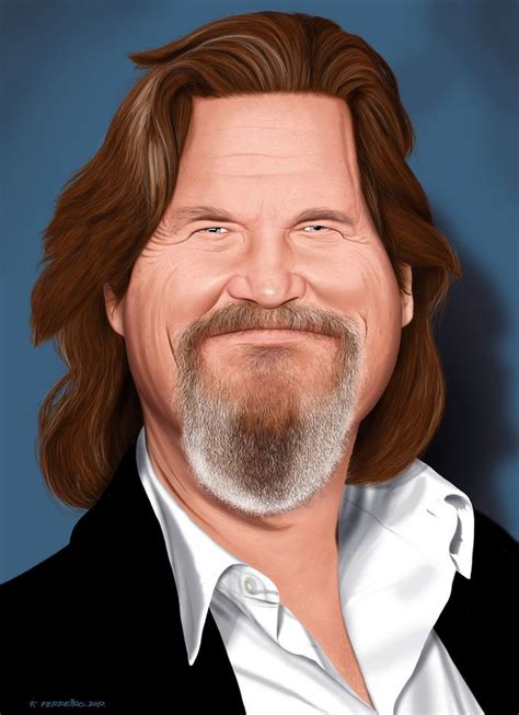 25 Hilarious Digital Caricatures Of Famous People Jeff Bridges Funny