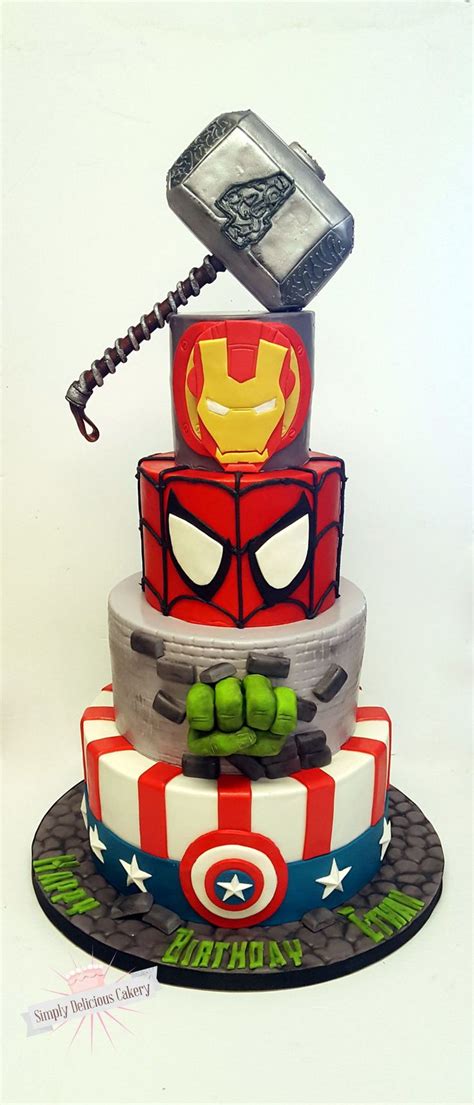 List of stunning captain marvel cake design image ideas that can inspire you to have custom cake designs for upcoming birthdays, weddings, anniversaries. Marvel Avengers | Marvel avengers cake, Marvel birthday ...