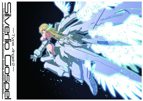 Infinite Stratos Mecha Mechagirl Nenchi Wings Konachan