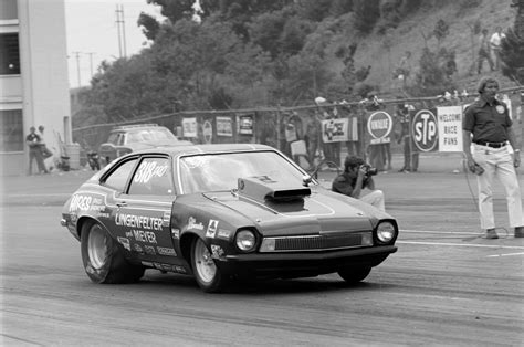 John Lingenfelters Pro Stock Pinto At The 1974 Nhra Spring Nationals