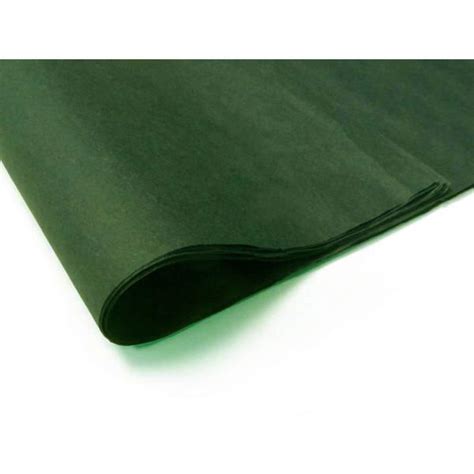 6 Sheets Dark Green Tissue Paper