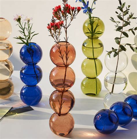 Glass Bubble Vases Large Oh So Kel