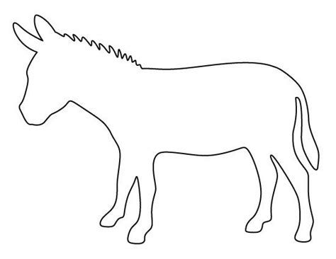Free Printable Donkey Template Pin The Tail On The Donkey Michaelcamel