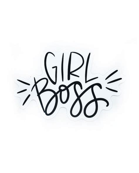 Girl Boss Sticker Girl Boss Boss Stickers