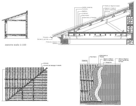 Drawings in dwg format for use with autocad 2004 and later versions. Tettoia in legno dwg - Pannelli termoisolanti