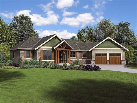 Ranch Style House Plan 97320 With 2 Bed 2 Bath 3 Car Garage Vrogue