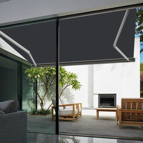 Store banne manuel coffre intégral. Store banne extérieur coffre intégral motorisé et manuel ...