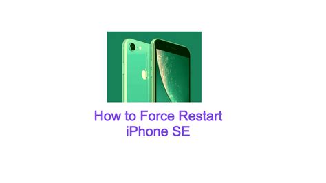 How To Force Restart Iphone Se Thecellguide