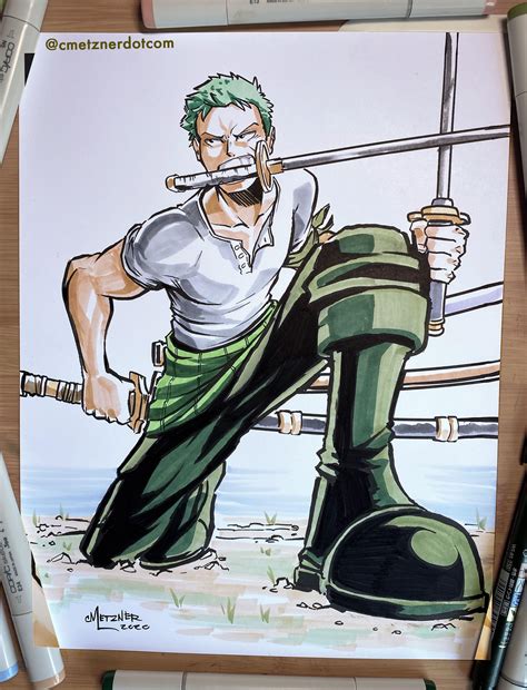Heres My Drawing Of Zoro Ronepiece
