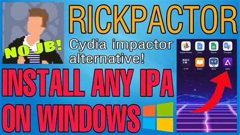 Free Cydia Impactor Alternative For Windows Rickpactor Youtube