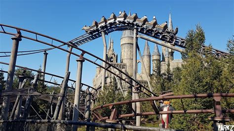 Flight Of The Hippogriff Roller Coaster At Universal Studios Japan