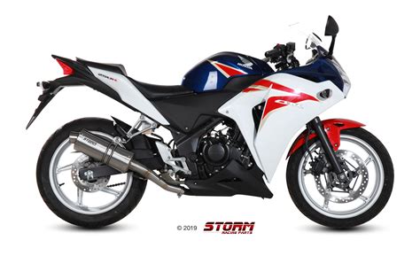 The rumors of it launching in the indonesian market, it starts at 59.90 million idr or rs 2.87 lakhs, when converted. Scarico HONDA CBR 250 R Storm Oval Inox 74.H.047.LX1 - Storm