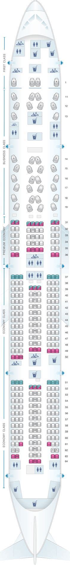 Seat Map China Southern Airlines Boeing B777b China Southern Airlines