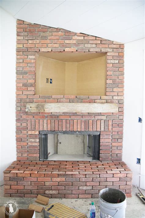 Mortar Over Brick Fireplace Fireplace Guide By Linda