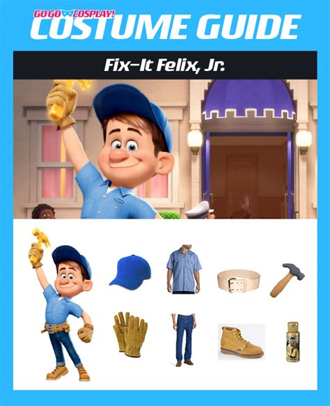 Fix It Felix Jr Costume Diy Guide For Cosplay And Halloween