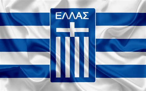 Download Wallpapers Greece National Football Team Emblem Logo