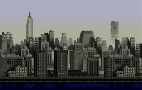 Wallpaper The City Building New York New York New York City Retro