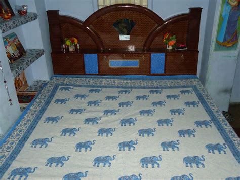 queen hand block printed bed sheet handicrafts house textile and apparel quilts and bedspreads