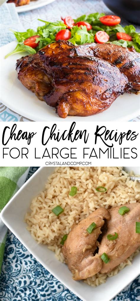 Cheap Chicken Recipes for a Large Family | Cheap chicken ...