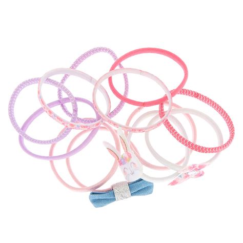 Claires Club Hair Ties 12 Pack Claires Us