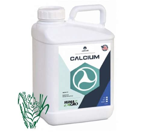 Calcium Calcio Con Tecnología Micro Carbono Huma Gro Envase De 5
