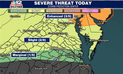 Thursday Severe Threat Strong Storms Possible This Evening
